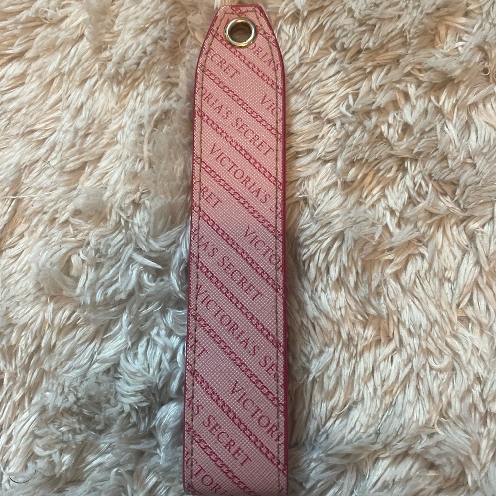 Victoria's Secret Pink Key & Card Holder with Embossed Pattern